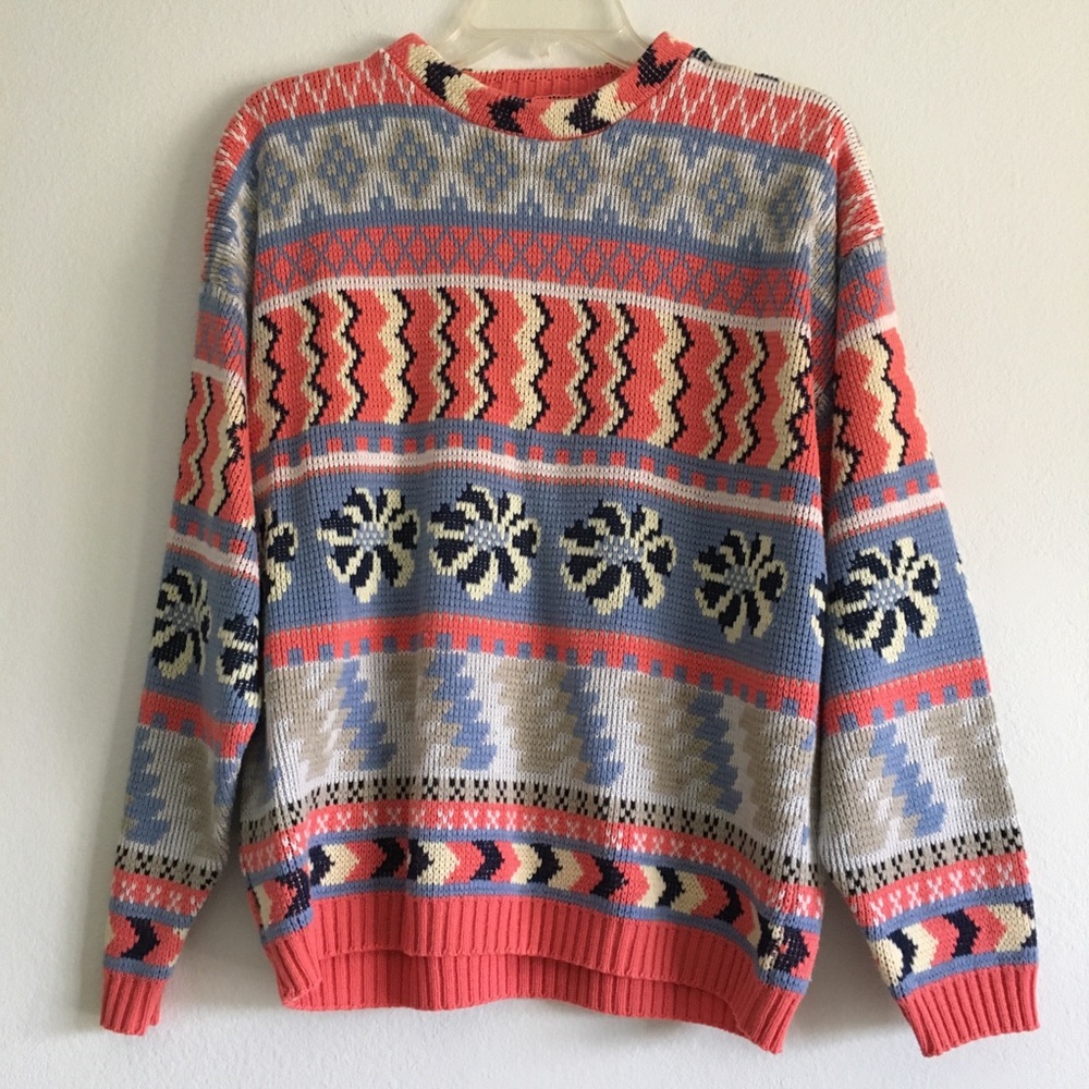 Colorful vintage sweater